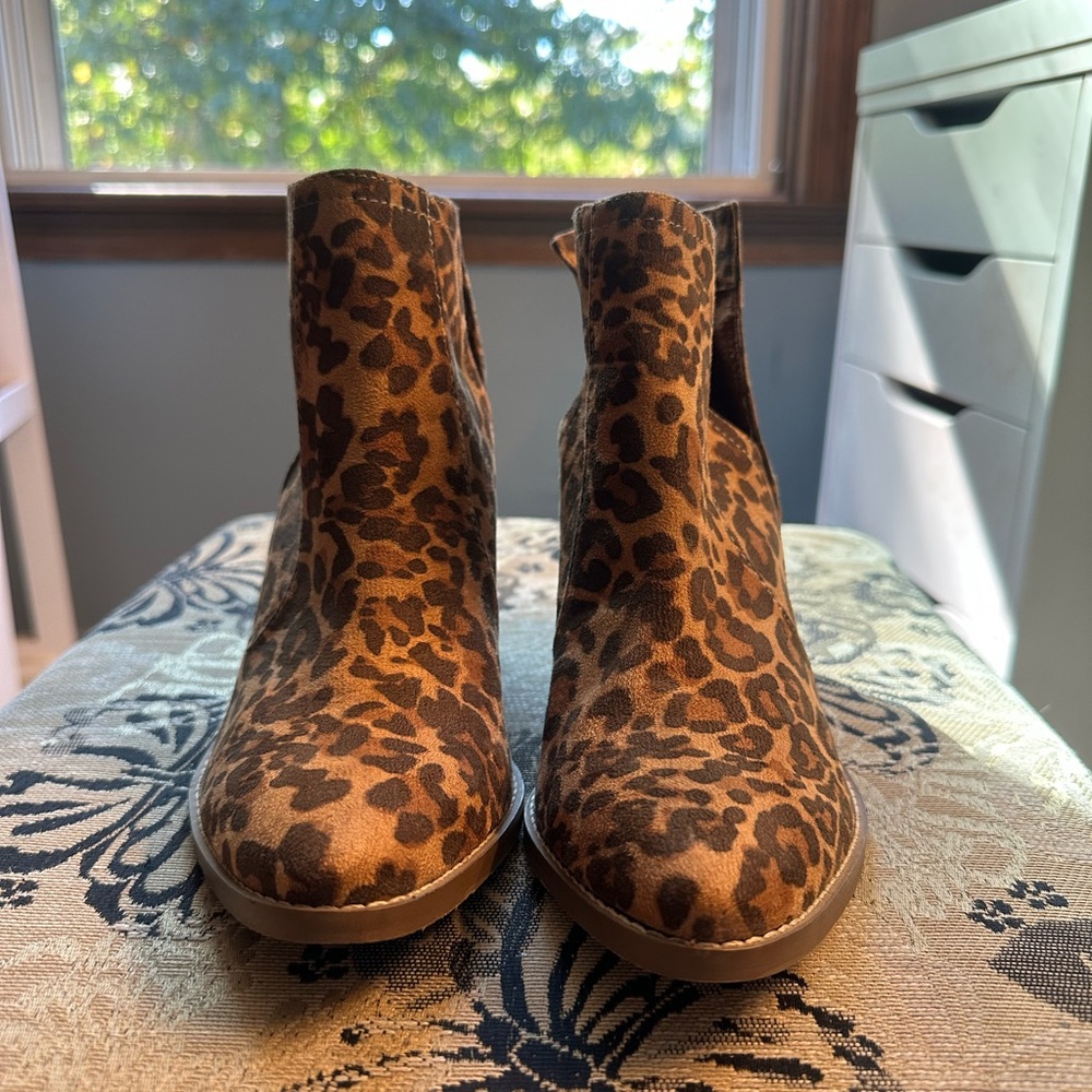 Not Rated Leopard Print Booties